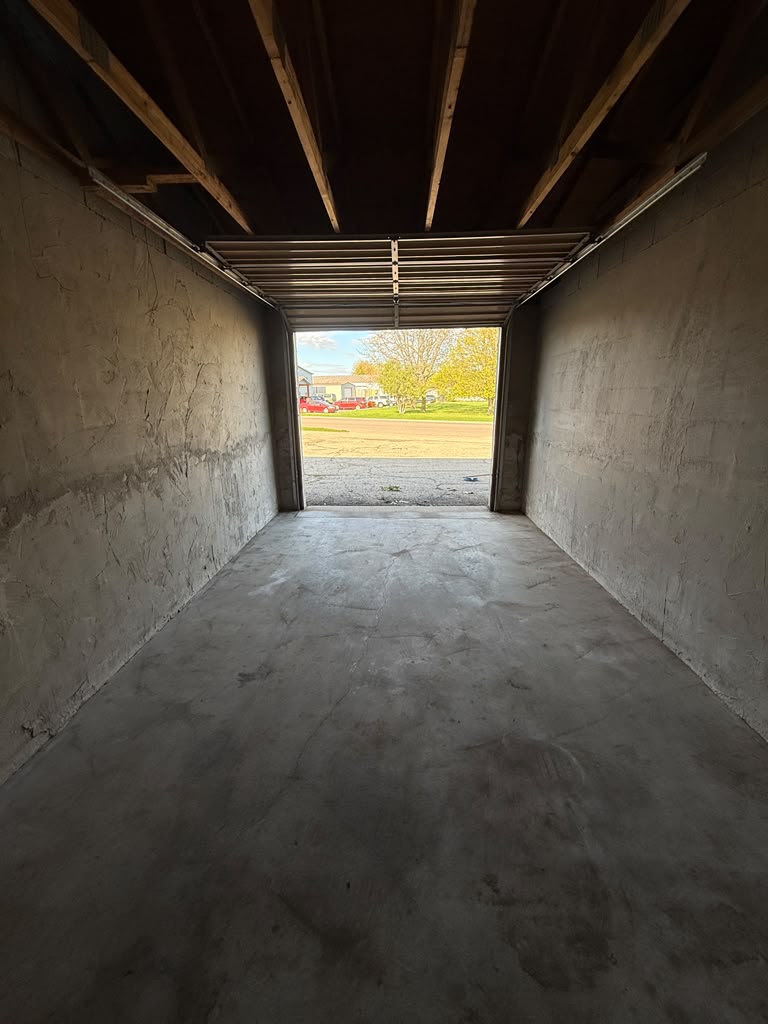 Inside a storage unit at Sun Prairie Storage
